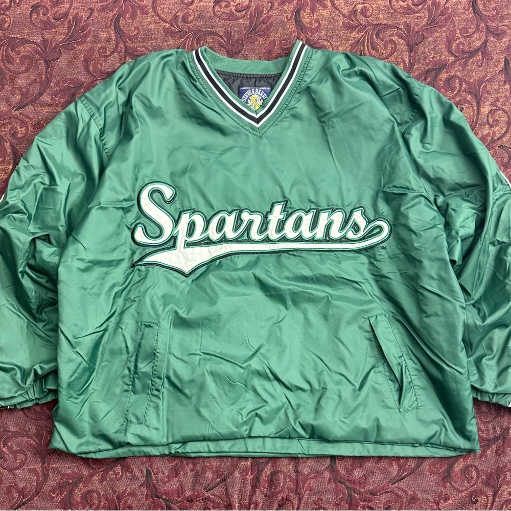 VTG Boxy Michigan State Spartans Pullover Jacket